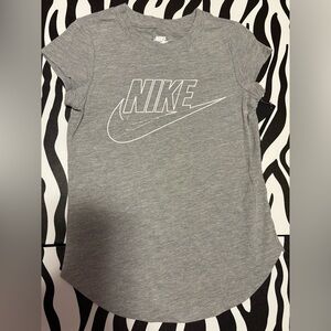Nike Grey Short Sleeve Tee with White Logo